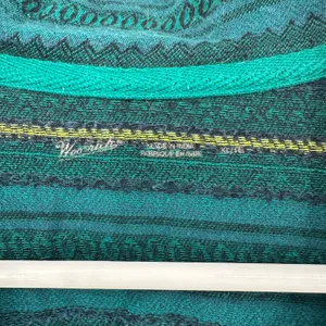 Woolrich Size XL Long Sleeve Quarter Zip Knit Pullover Blue Striped‎ Outdoor thumbnail 4