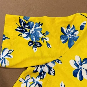Draper James Summerall Hillsboro Floral Mini‎ Soft Dress Yellow Small thumbnail 14