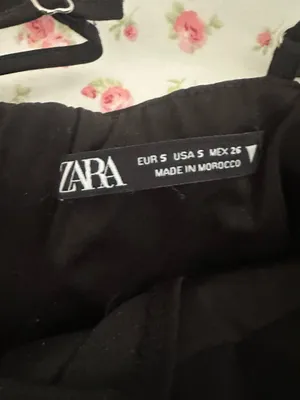 Zara Black Mini Dress thumbnail 2