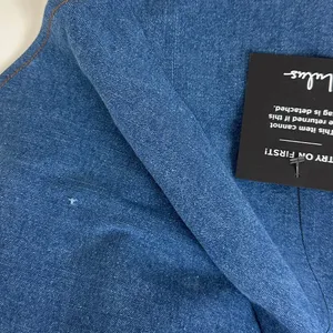 Lulus Considered Charisma Blue Chambray Bustier Mini Dress Cute A Line Small NWT thumbnail 12
