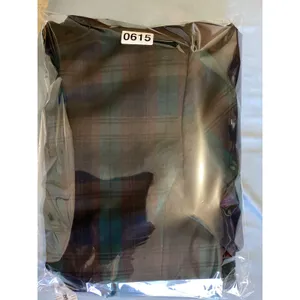 Pendleton Vintage Wool Plaid Blazer Jacket Velvet Collar Green Brown Size 8 thumbnail 8
