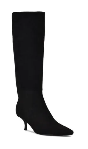 Nine West Havier Knee High Kitten Heel Boots Black Size 9 $199 NWB thumbnail 1