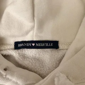 Brandy melville white hoodie with thumbnail 2