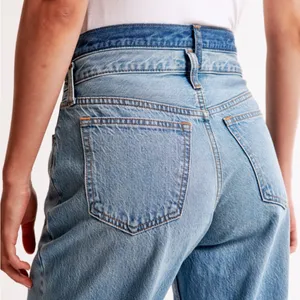 Abercrombie & Fitch the loose high rise double waistband jeans thumbnail 3