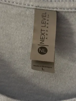 Next Level Apparel Light Blue LA Emergency Department Crew Tee Women’s Size L thumbnail 5