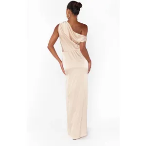 NEW Show Me Your Mumu Jodie Dress Champagne Luxe Satin Size Small thumbnail 2