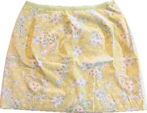 Lilly Pulitzer Skirt Womens Size 2 Yellow Floral Print Lined Mini thumbnail 1