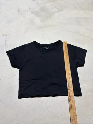 Aerie offline Black Cropped Tee small thumbnail 2