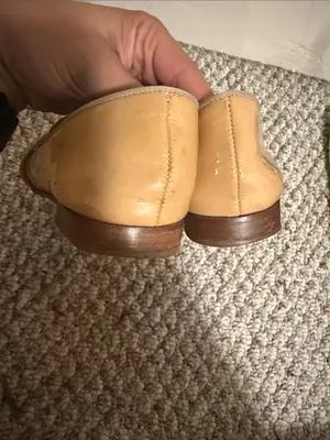 Tory Burch Evette Patent Loafer in Nude- Size 8 thumbnail 7