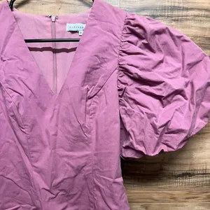 Endless Rose Puff Sleeve Mini Dress in Mauve size‎ XS thumbnail 7