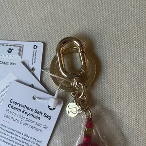 Lululemon Everywhere Belt Bag Charm Keychain - Lululemon Red thumbnail 3