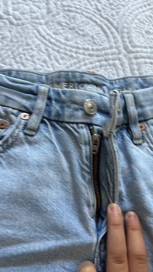 Light Wash American Eagle Jean Shorts thumbnail 5