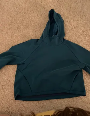 Blue Lululemon cropped hoodie women 10 thumbnail 1