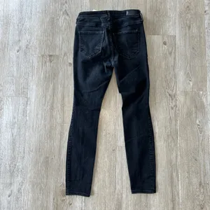 Womens Hollister High-Rise Super Skinny Black Jeans - 5R / 27x28 thumbnail 6