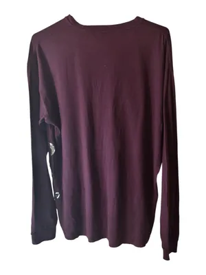 PINK Victoria's Secret Athleisure Wear Long Sleeve Sequin Logo Tee Sz M thumbnail 2