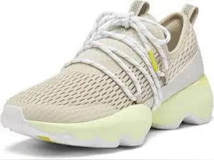 Sorel kinetic impact lace up sneakers women’s size‎ 10 tan yellow activewear thumbnail 1