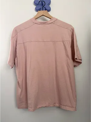 Vuori Women’s Large/XL Light Mauve Pink Short Sleeve Tee Oversized Relaxed thumbnail 3