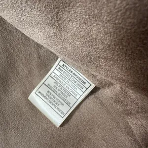 BB Dakota Open Front Moto Jacket Faux Suede Womens Large Beige New Anthropologie thumbnail 7