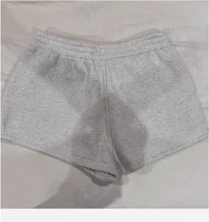 Light grey sweat shorts NEVER WORN size thumbnail 2