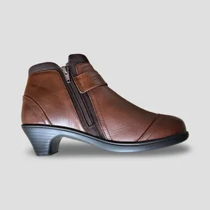 Bioheels Emma Women’s 8.5 Wide Brown Leather Ankle Boots Orthopedic Comfort thumbnail 5
