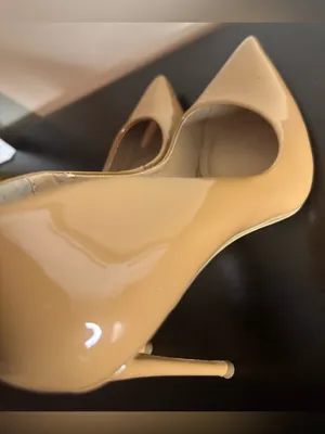 Steve Madden Vala Camel Patent Pointed-Toe Pumps thumbnail 3