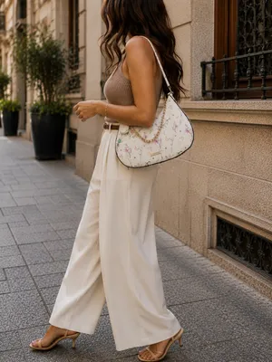 "New ALDO Floral Shoulder Bag with Tags – Elegant Spring/Summer Purse" thumbnail 7