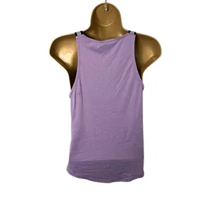 Adidas Women’s Training 3-Stripe Tank Top Lavender XS thumbnail 2