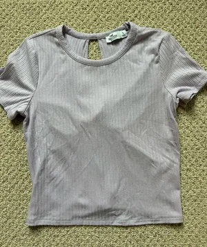 Hollister Top Short Sleeve Violet S thumbnail 1