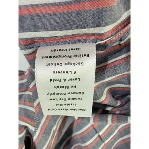 Grayson The Hero Striped Button Down Shirt Cotton Blue Red Size 01 Small thumbnail 12