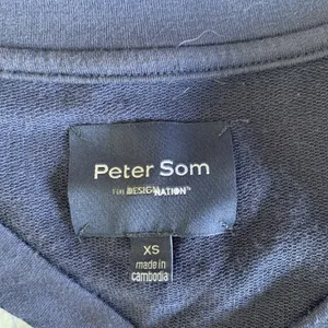 Peter Som Design Nation Top XS Short Sleeve Blue Printed Artsy Modern thumbnail 6