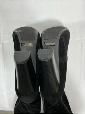 Womans New Refresh Ringo-03 Knee High Boots Block Heel Size 9 Black thumbnail 5