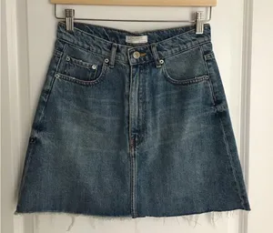 Zara Blue‎ Mini A-Line Skirt Casual thumbnail 1