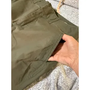 Gap Women Size‎ 10 Olive Green Straight Khaki Pants High Rise Zip Pockets Cotton thumbnail 7