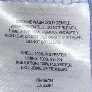 Women's Columbia Quilted Puffer‎ Fleece Full Zip Winter Vest Blue Size Medium thumbnail 4