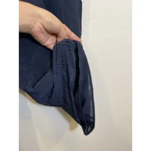 Abercrombie & Fitch Women’s Size Large Navy Dress Pants Wide Leg Pockets thumbnail 7