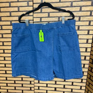 AnyBody Denim Skort Size Large‎ Blue thumbnail 1