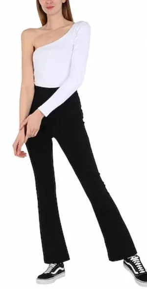 Ninety Percent Compact Organic Cotton Kickflare‎ Pants Black Size Medium thumbnail 1