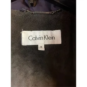 Calvin Klein Down Puffer Jacket Coat Hooded Eggplant Size Medium (4350) thumbnail 4