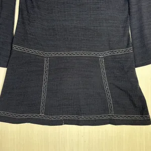 Anthropologie THML Womens Dress Sz S Embroidered Floral Boho Bell‎ Sleeves thumbnail 9