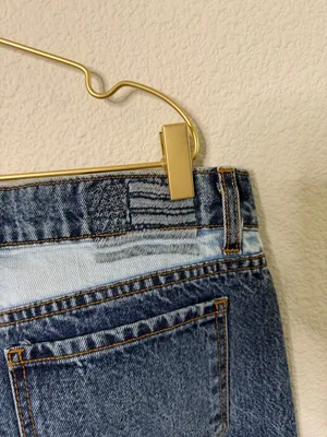 Revice Denim A-List Piece of Me Patchwork Jeans Flare‎ Womens Size 29 thumbnail 9