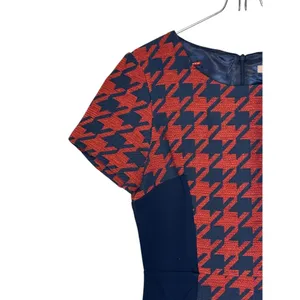 Anthropologie Hutch Women Sheath Dress Houndstooth Career‎ Short Sleeve Size 4 thumbnail 3