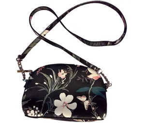 kate spade Black Floral Crossbody with Butterfly Detail thumbnail 1