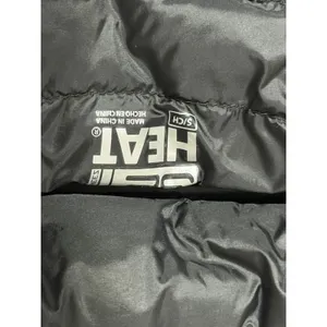 HEAT Quilted Puffer Jacket Black Hooded Full Zip Lightweight Womens S fair‎ thumbnail 2