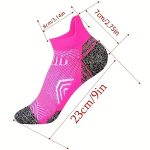 Colorful Athletic Women's Ankle Socks M/L 6‎ PACK Tab Low Cut High Quality NEW thumbnail 4
