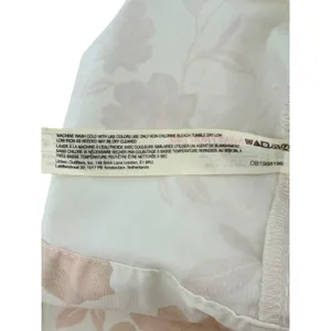 Free People Meet Me in Maui Floral Ruched Mini Dress Ivory Pink Open Back Jumper thumbnail 9