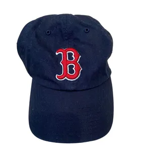 Navy Blue Boston Red Socks Baseball Hat 🔥 thumbnail 1