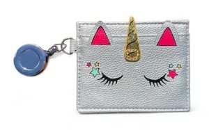 Unicorn Card/ID Holder Silver thumbnail 1