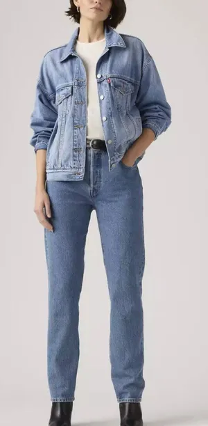 New Levi's 28x30 Premium 501 Original Fit Women's Jeans Shout Out Stone thumbnail 1