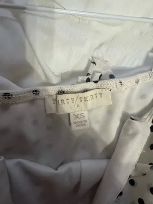 Polka dot tank White Size XS thumbnail 3