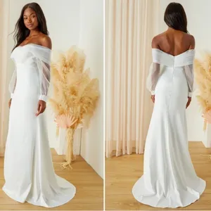 LULU's Long Sleeve Romantic Sexy Bridal Sophisticated Chic Elopement Gown thumbnail 3